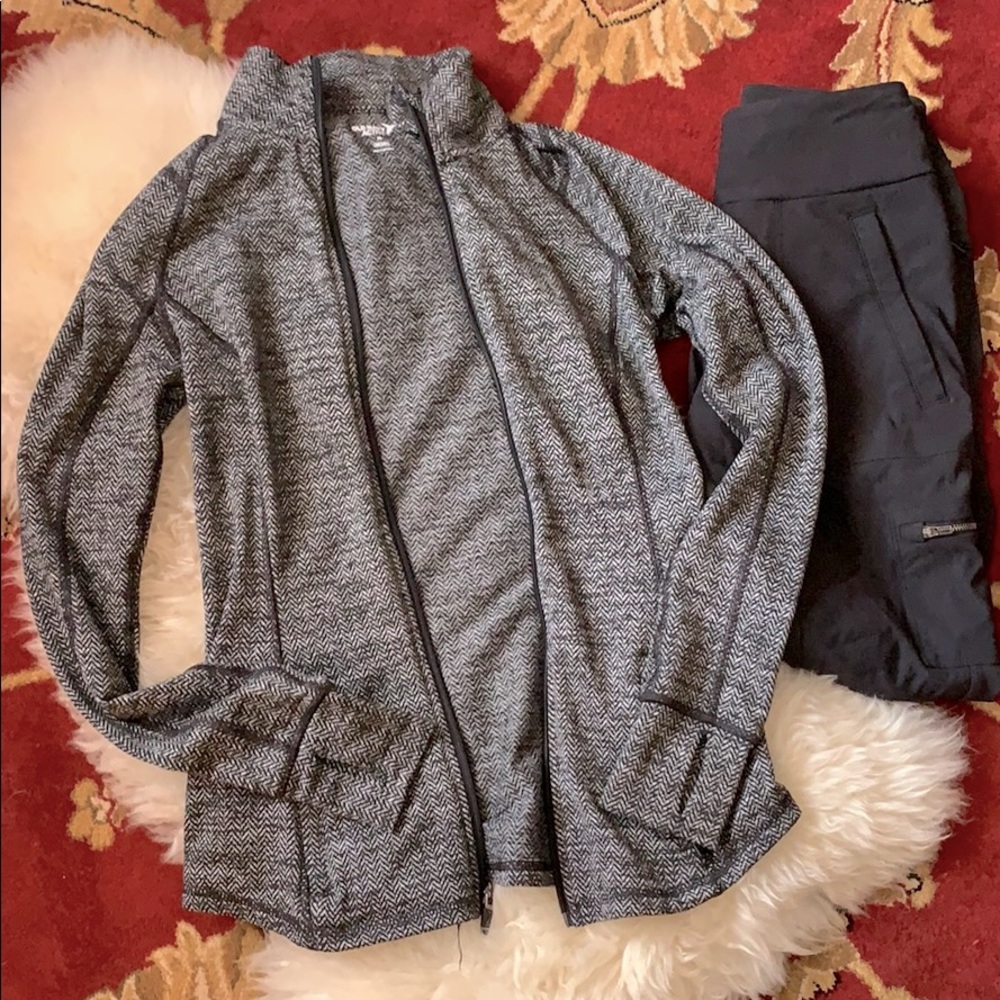 Old Navy- Lulu Dupe Grey and Black Jacket